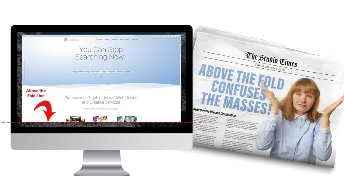 What Is “Above the Fold” in Web Design?